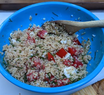 Quinoa Salad with Tomatoes & Feta